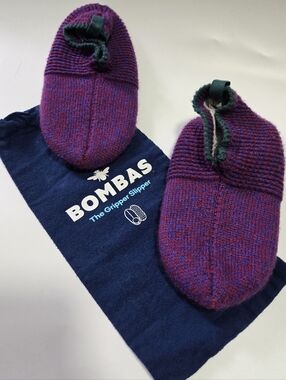 Bombas The Gripper Slipper Size Small Purple House Shoes